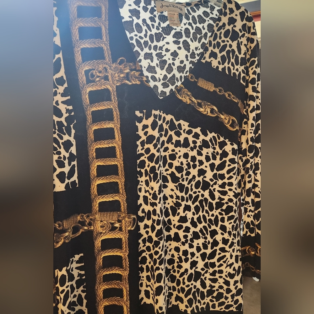 Joseph Ribkoff Animal Print Dress - Picture 5 of 6